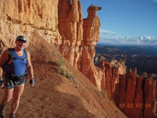 Bryce Canyon - Fairyland hike - Adam sitting