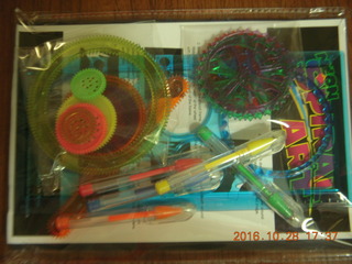 Neon Spiral Art in five-dollar ($5) store