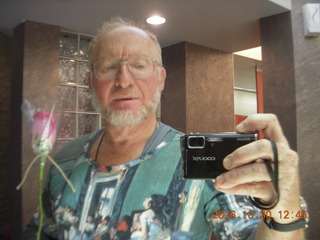 Adam selfie in ballet shirt