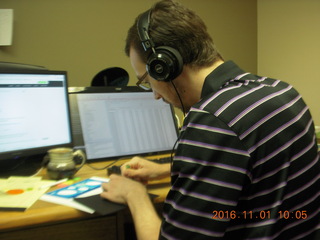 Ana M sleeping in N8377W