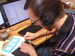 Ana M sleeping in N8377W