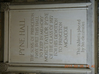 Princeton Alumni Day - Spelman Hall (I.M.Pei)