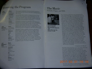 Philadelphia Orchestra - lots of percussion