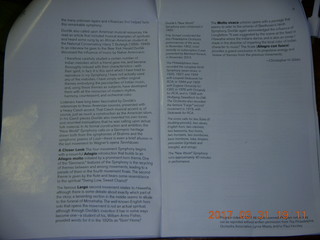 Philadelphia Orchestra program