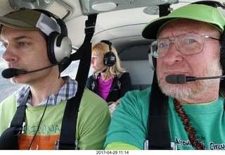 Jerome, Michell, and Adam flying in N8377w Jerome, Michelle, and Adam flying in N8377W