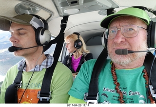 Koltton, Kim, and Adam flying in N8377W