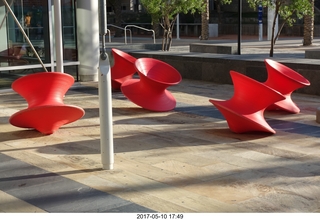 swivelly chairs at Mesa Arts Center
