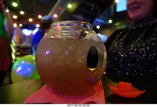 Brenda birthday party - big drink