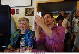 Jonathan and Jamie wedding reception - Koltton taking a picture