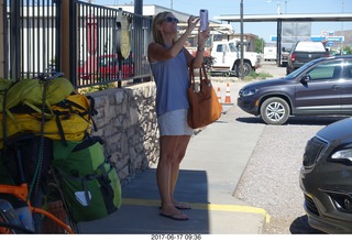 Barb taking a picture