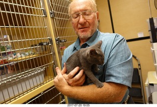 cats Devin and Jane and Adam