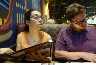 Brian taking a picture of wrong-way door handle