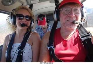 Kim T and Adam flying N8377W