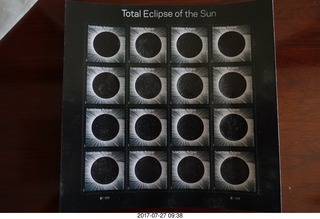 eclipse - Xi'an - Wild Goose Pagoda - personal stamp