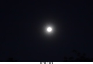 full moon, reduced exposure