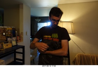 Brian Bell and my kitten Devin