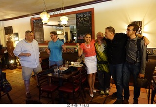 my cardboard Empire State  Building trashed by my cat Max