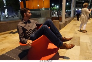 Mesa Arts Center - Adam in twirly chair