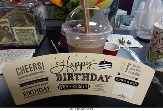 NH2T birthday cup holder