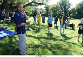 Cheltenham Cross Country CHS-XC - Curtis Arboretum - after the race - new singlet back