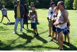 Cheltenham Cross Country CHS-XC - Curtis Arboretum - after the race - Tom Sexton, Mike Gross