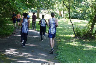 Cheltenham Cross Country CHS-XC - Curtis Arboretum - after the race - Adam Alper, Marty Kiebert