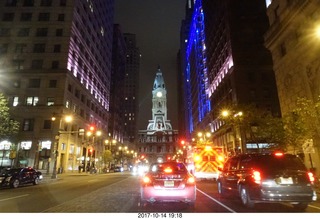 Philadelphia - City Hall at night