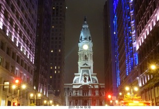 Philadelphia - City Hall at night