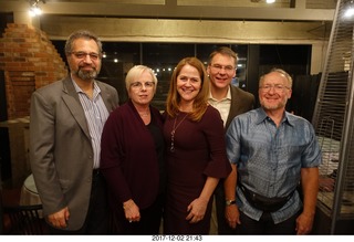 Clear Demand holiday party - Brent, Rita, Sharon, Jim, Adam