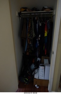 my downstairs closet from the inside
