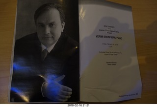 Scottsdale Performing Arts Center - Emanuel Ax pianist and Warren H