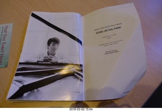 Scottsdale Arts - Seong-Jin Cho, pianist - program