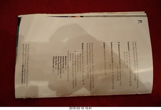 Philadelphia Orchestra - post concert organ program - program