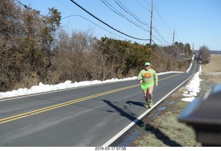 Pennypack Park run - Adam running