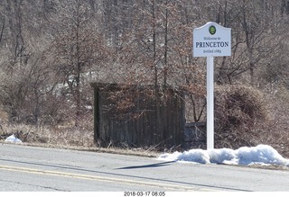 Cherry Valley Road and Province Line Road - Princeton sign