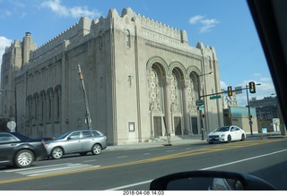driving in Philadelphia - Rodeph Shalom Synagogue