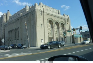 driving in Philadelphia - Rodeph Shalom Synagogue