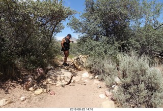 Las Vegas - Red Rock Canyon - thirteen mile drive - Pine Creek Canyon hike + Adam