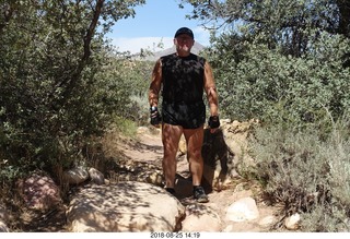 Las Vegas - Red Rock Canyon - thirteen mile drive - Pine Creek Canyon hike + Adam