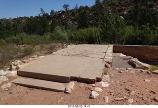 Las Vegas - Red Rock Canyon - thirteen mile drive - Pine Creek Canyon hike sign