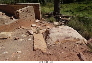 Las Vegas - Red Rock Canyon - thirteen mile drive - Pine Creek Canyon hike - old house foundation