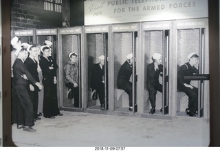 Bell Telephone museum tour with Don Barnickel - phone booths picture