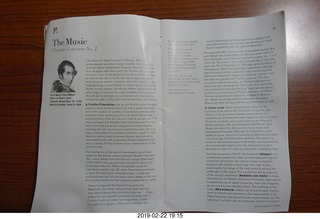 Philadelphia Orchestra program