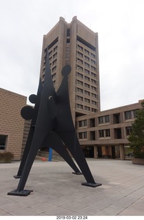 Princeton Alumni Day - Caldor sculpture and Fine Hall