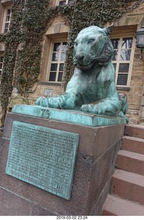 Princeton Alumni Day - tiger and sign