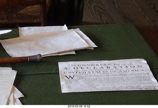 Philadelphia Independence Hall papers