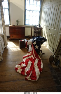 Philadelphia - historical stuff - Betsy Ross house - flag