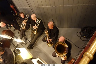 Merriam Theater - Pennsylvania Ballet - pit orchestra brass from above