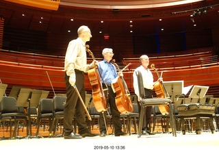 Philadelphia - Kimmel Center - three 'cellists - postlude