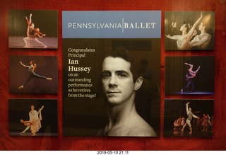 Philadelphia - Academy of Music - Pennsylvania Ballet - Ian Hussey sign